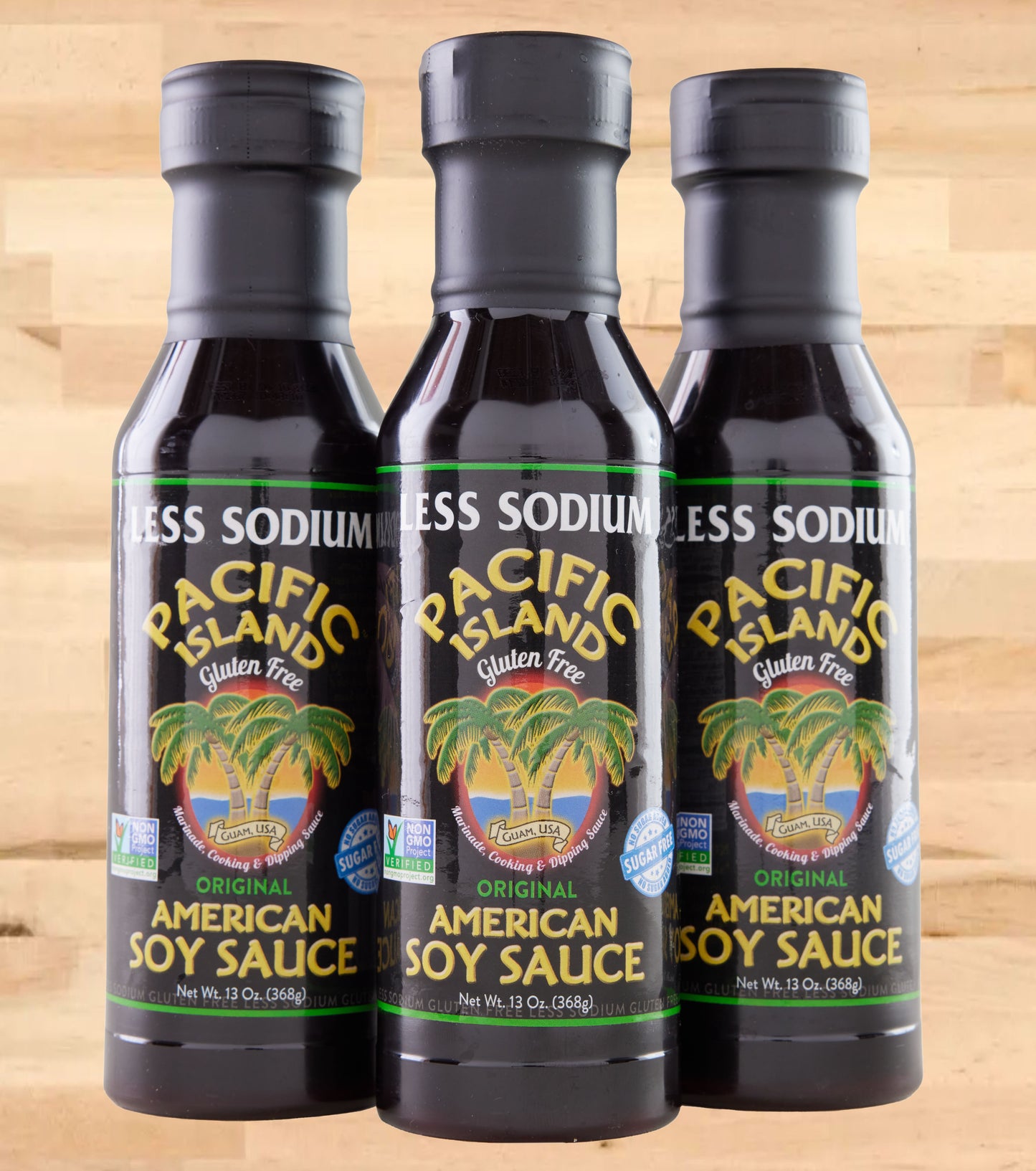 Pacific Island Original American Soy Sauce (3) Pack