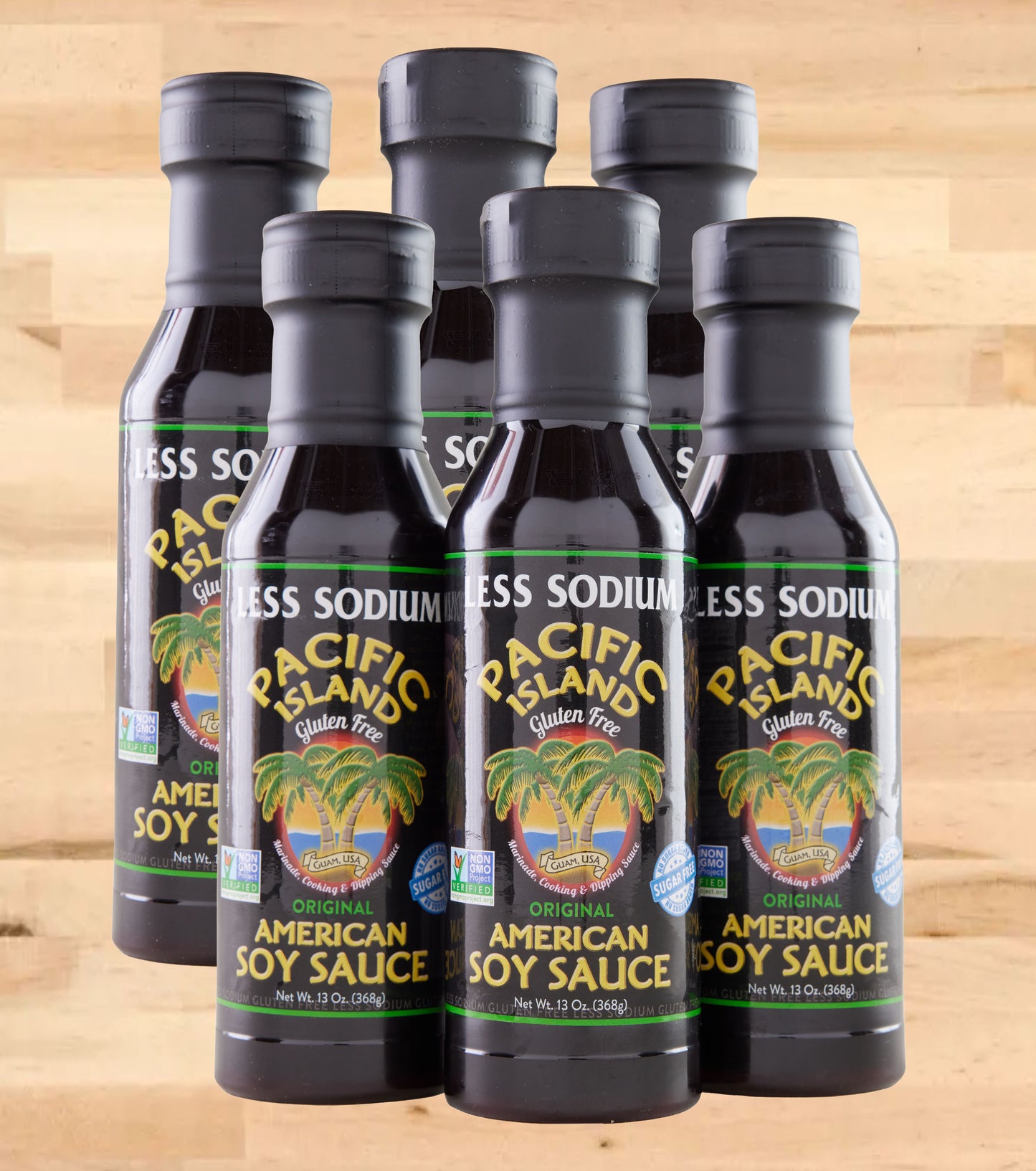 Pacific Island Original American Soy Sauce (6) Pack